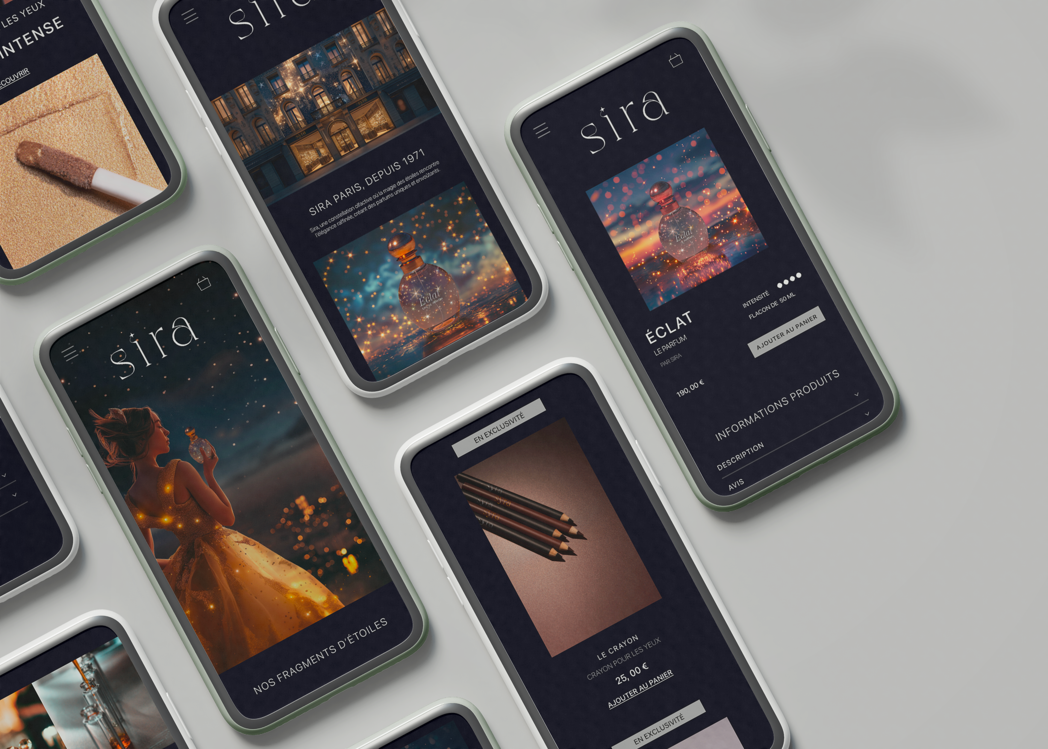 Mockup mobile d’interface